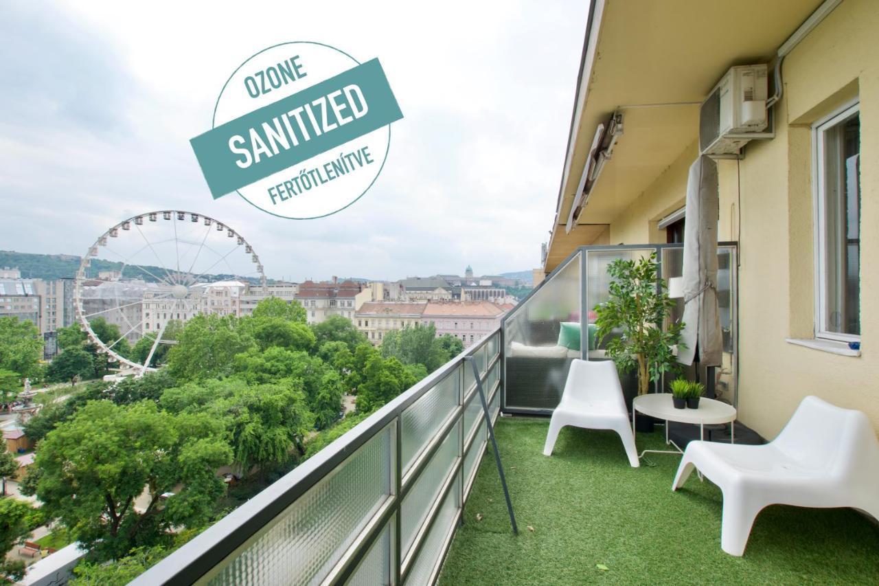 Standard Apartment By Hi5 - Incredible View With Terrace Budapeste Exterior foto