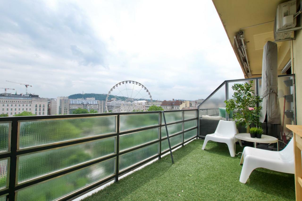 Standard Apartment By Hi5 - Incredible View With Terrace Budapeste Exterior foto